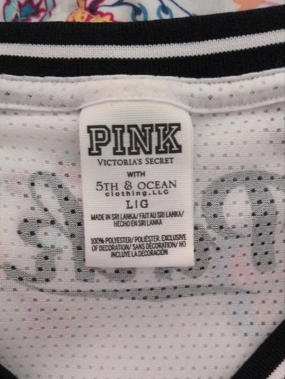 PINK Victoria's Secret Pittsburgh Pirates Mesh Jersey - White & Yellow - Picture 2 of 5